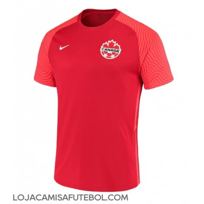 Camisa de Futebol Canadá Equipamento Principal Mundo 2022 Manga Curta